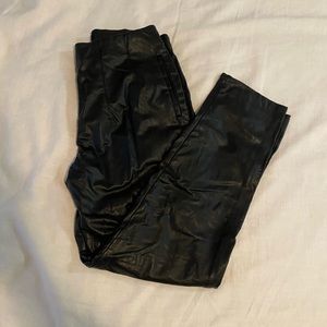 Express Faux Leather Pants- OBO